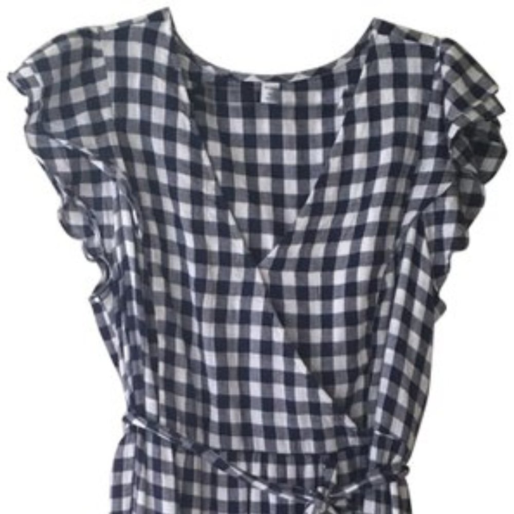 Blue Plaid Dress